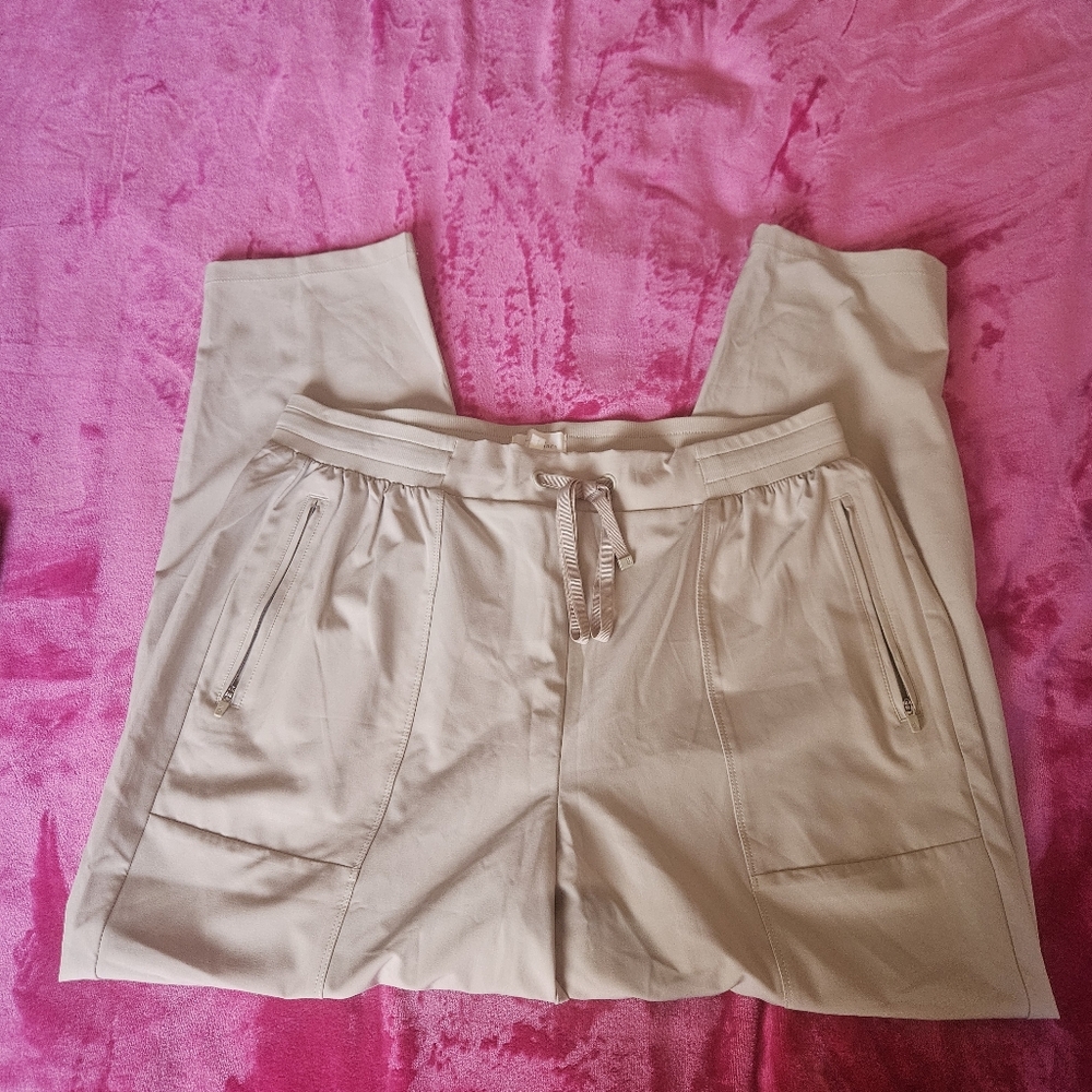 Elegant Cream Women's Pants